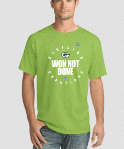 GREEN BAY PARKERS WON NOT DONE NFL T-SHIRT