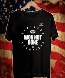 GREEN BAY PARKERS WON NOT DONE NFL T-SHIRT