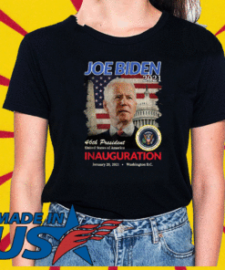 2021 Inauguration Day Joe Biden Commemorative Souvenir Tee Shirts