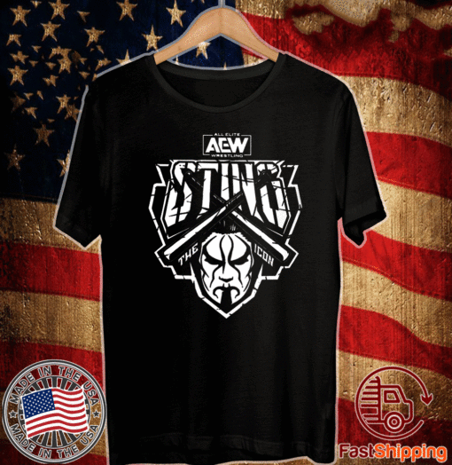 All Elite AEW Wrestling Sting The Icon T-Shirt