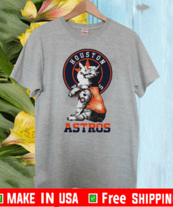Tattoo Cat I love Houston Astros T-Shirt
