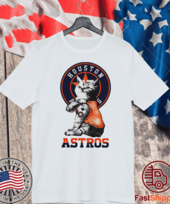 Tattoo Cat I love Houston Astros T-Shirt