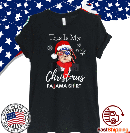 This Is My Christmas Pajama Trump Political Mery Christmas T-Shirt