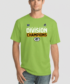GREEN BAY PACKERS NFC NORTH CHAMPIONS OFFICIAL T-SHIRT
