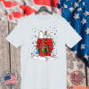 Peanuts Snoopy and Woodstock Stocking Light Up T-Shirt