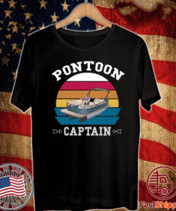 Pontoon Boat Christmas T-Shirt