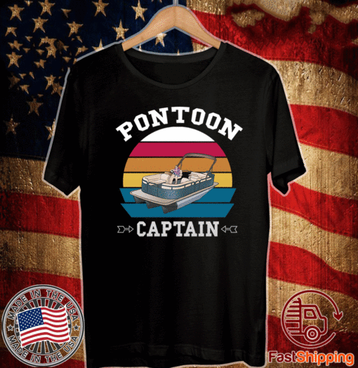 Pontoon Boat Christmas T-Shirt