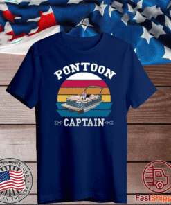 Pontoon Boat Christmas T-Shirt