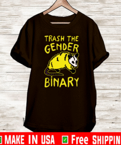 Raccoon Trash The Gender Binary Shirt