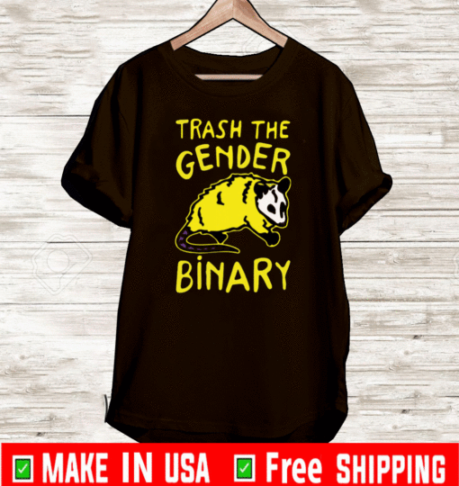 Raccoon Trash The Gender Binary Shirt