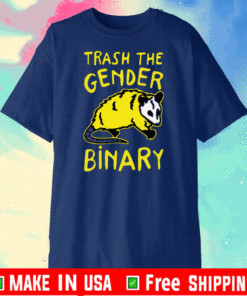 Raccoon Trash The Gender Binary Shirt