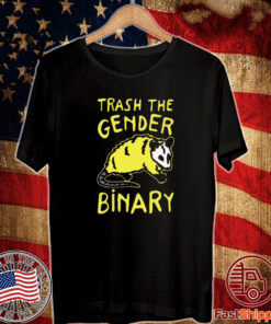 Raccoon trash the gender binary T-Shirt