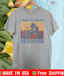 Chinese Zodiac Year Of the Ox 2021 New Year Vintage T-Shirt
