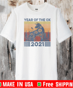 Chinese Zodiac Year Of the Ox 2021 New Year Vintage T-Shirt