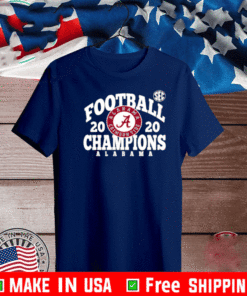 SEC Champions 2020 Alabama Crimsontide T-Shirt