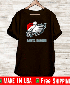 Santa Eagles Philadelphia Christmas T-Shirt