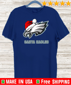 Santa Eagles Philadelphia Christmas T-Shirt
