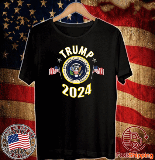 TRUMP 2024 Presidential Seal Flag US T-Shirt