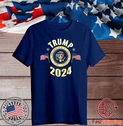 TRUMP 2024 Presidential Seal Flag US T-Shirt