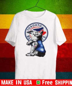 Tattoo Cat I love Toronto Blue Rays 2021 T-Shirt