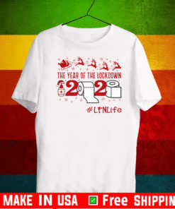 The Year Of The Lockdown 2020 LPN Life Mery Christmas T-Shirt