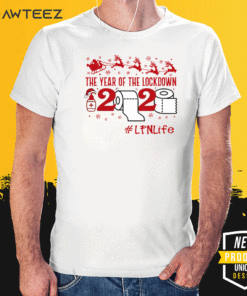 The Year Of The Lockdown 2020 LPN Life Mery Christmas T-Shirt