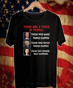 Donald Trump Vs Joe Biden Vs Bernie Sanders Election T-Shirt