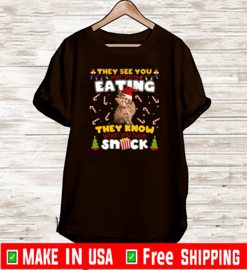 They See You When You’re Eating They Know When You Have Snack T-Shirt