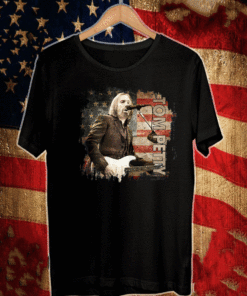 Tom Petty Country Music American USA Flag T-Shirt