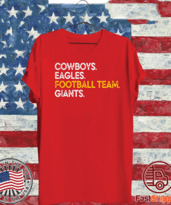 Cowboys Eagles Football Team Giants T-Shirt