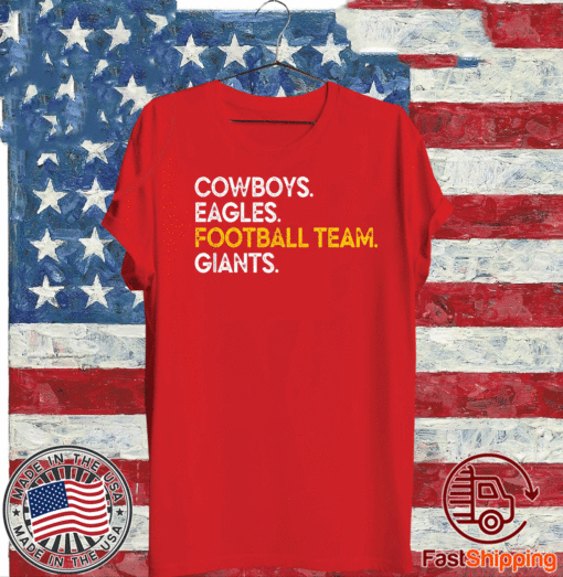 Cowboys Eagles Football Team Giants T-Shirt