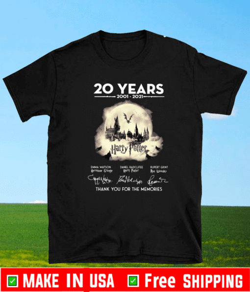20 Years Of Harry Potter Thank You For The Memories T-Shirt