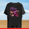 Abstract Psychedelic Tie Dye Skull Emo Goth Accessories T-Shirt