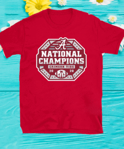 Alabama Crimson Tide National Champs 2020 2021 T-Shirt - Logo #AlabamaCrimsonTide#2021