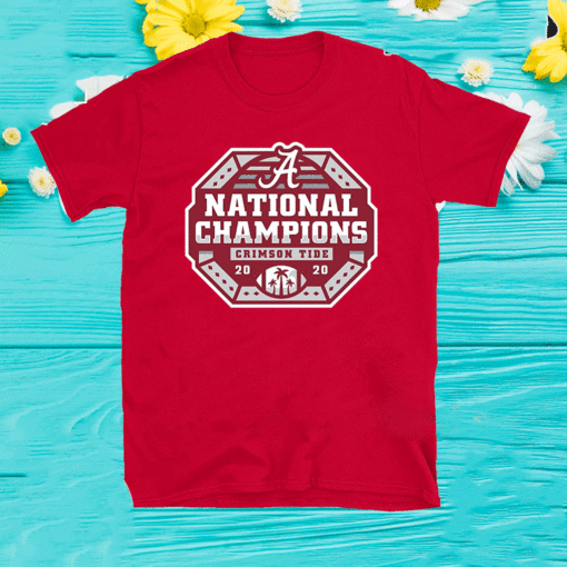 Alabama Crimson Tide National Champs 2020 2021 T-Shirt - Logo #AlabamaCrimsonTide#2021