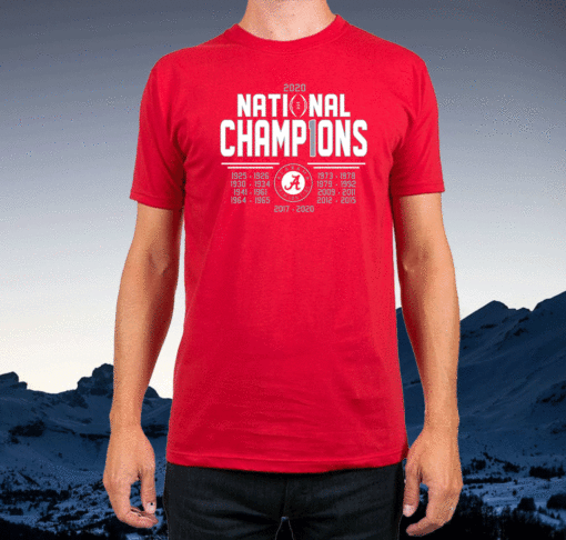 Alabama Crimson Tide National Champs 2021 T-Shirt