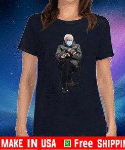 2021 Bernie's Mittens Are Not for Sale, Says Woman Who Made Theme T-Shirt