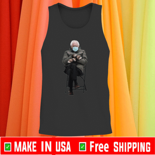 Bernie Sanders Mittens Sitting Inauguration Funny Meme Tank-Top United States 2021