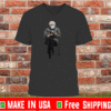 Bernie Sanders Mittens Sitting Inauguration Funny Meme V-Neck Unsiex T-Shirt