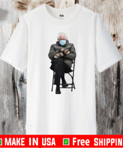 Bernie Sanders Mittens Sitting Inauguration Funny Meme T-Shirt