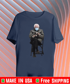 Bernie Sanders Mittens Sitting Inauguration T-Shirt