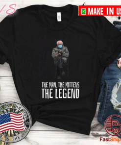 Buy Bernie Sanders Mittens - The Man, The Mittens, The Legend T-Shirt