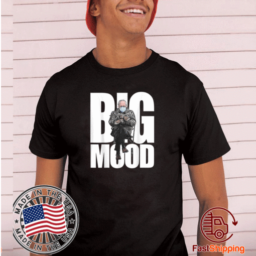 Biden Inauguration Bernie's Mittens Bernie Sanders Big Mood T-Shirt