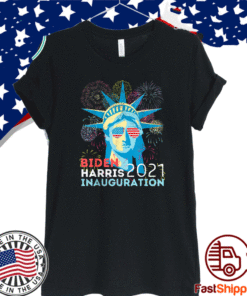 Happy New Years - Biden Victory Inauguration 2021 Liberty Fireworks Vintage T-Shirt