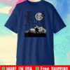 Bigfoot Walking in the Forest Moon Night Sky Sasquatch T-Shirt