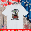 Black Cat I Sew So I Don’t Choke People Save A Life Send Fabric Tee Shirts