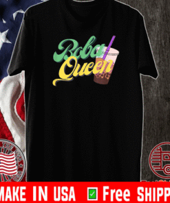 Boba Queen Shirt - Boba Lovers - Bubble Tea T-Shirt