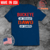 Buckeye on Saturday Dawg on Sunday Cleveland Ohio Shirt