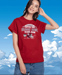 Capital One 2021 Orange Bowl Texas A&M South Florida January 2 T-Shirt