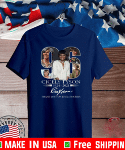 Cicely Tyson 1924-2021 thank you for the memories T-Shirt